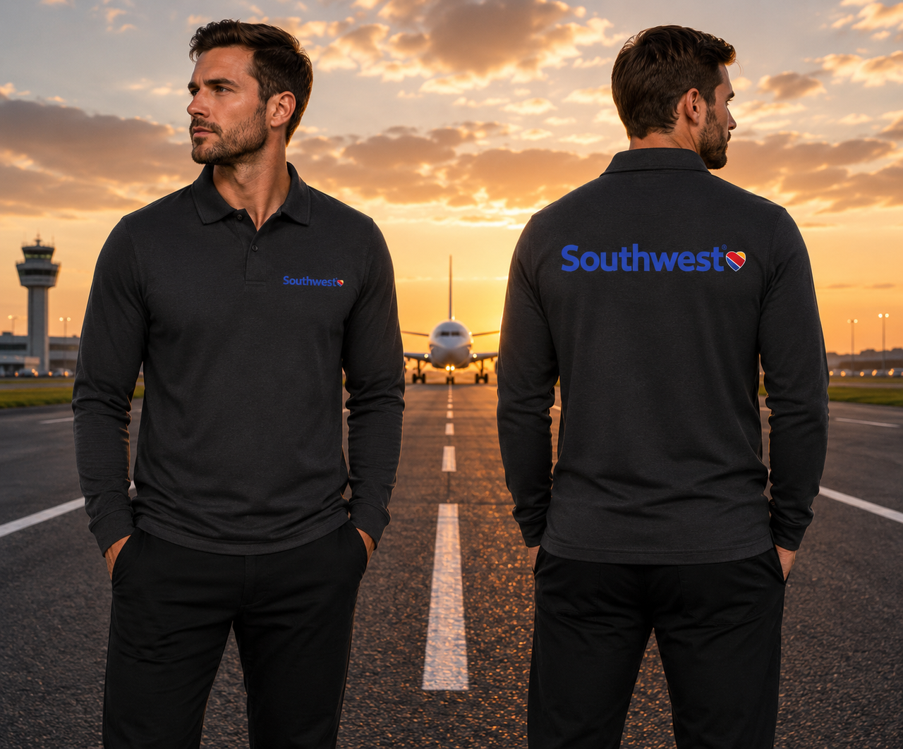 SOUTHWEST LONG SLEEVE  POLO