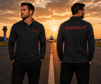 Thumbnail for AUSTRAIN AIRLINES LONG SLEEVE  POLO