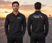 Thumbnail for AMERICAN AIRLINES LONG SLEEVE  POLO