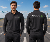 Thumbnail for LINGUS AIRLINES LONG SLEEVE  POLO