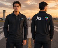 Thumbnail for AZUL AIRLINES LONG SLEEVE  POLO