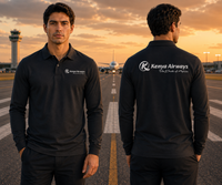 Thumbnail for KENYA  AIRWAYS LONG SLEEVE  POLO