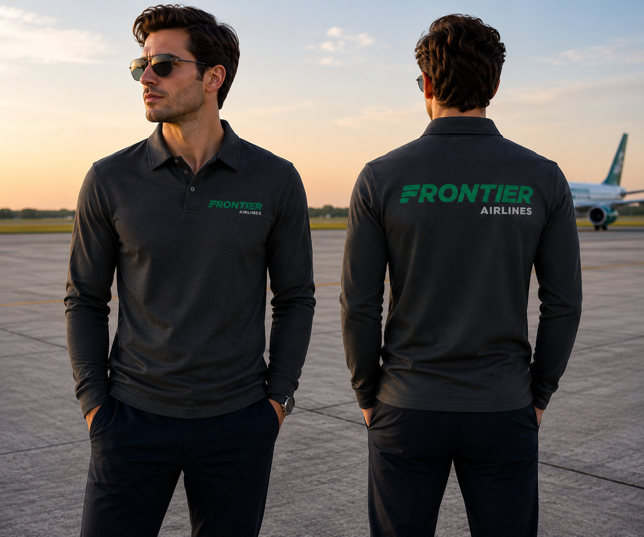 FRONTIER LONG SLEEVE  POLO