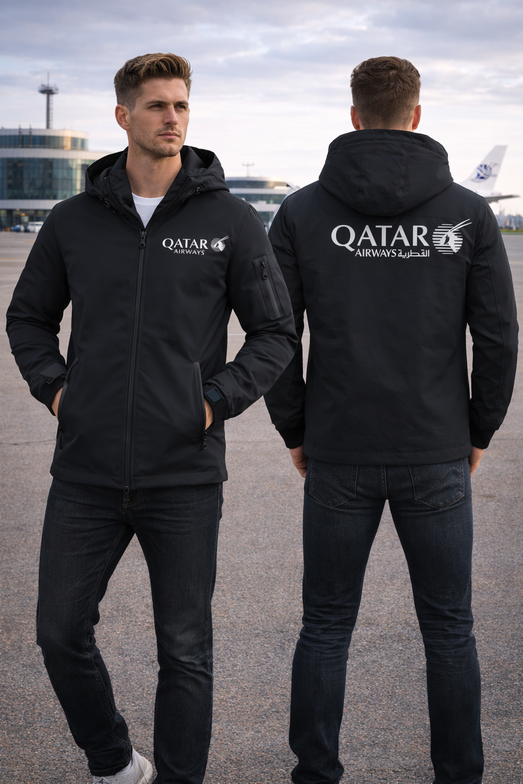 QATAR AIRLINES AUTUMN JACKET  (ASIAN SIZE)