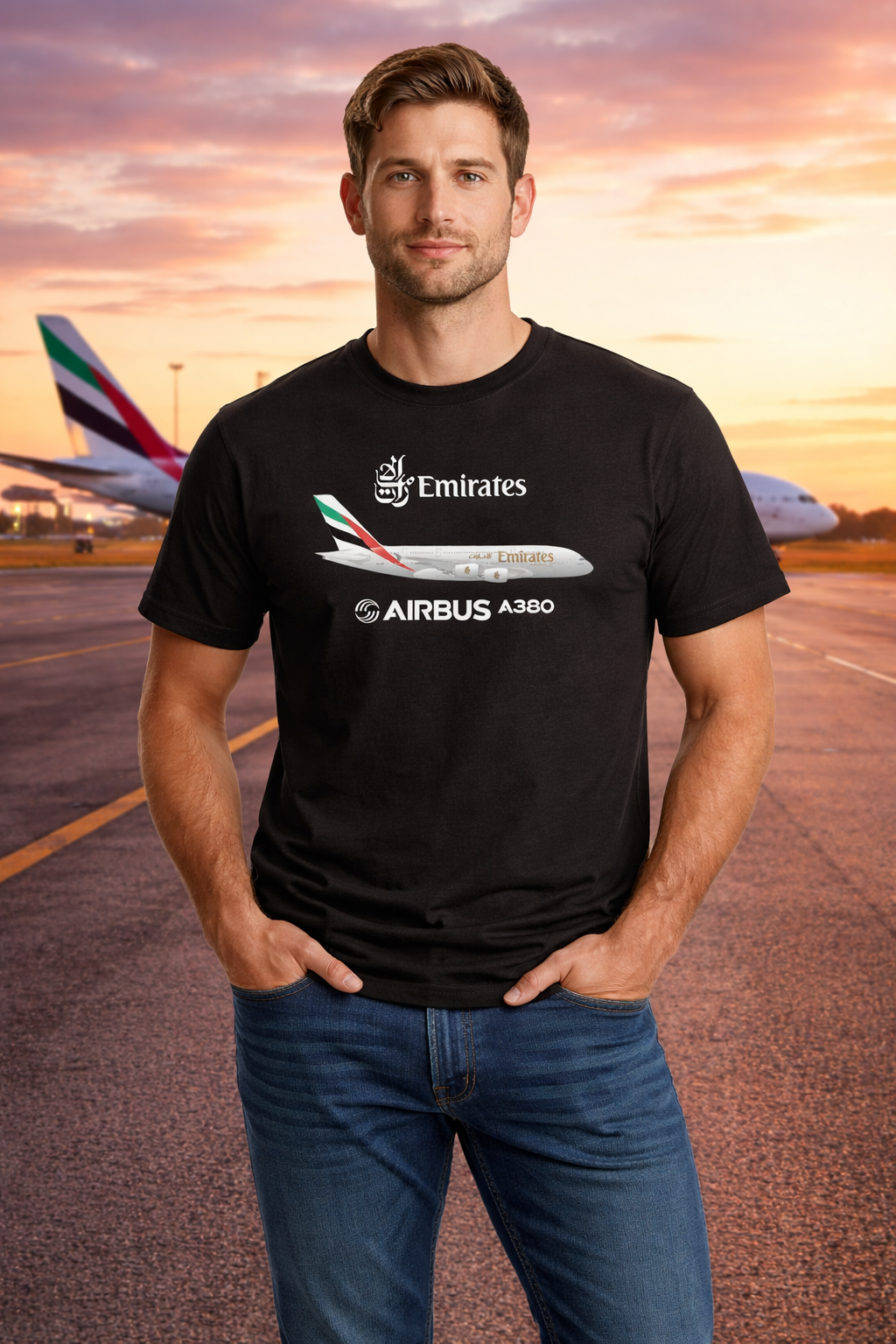 EMIRATES AIRBUS A380 T-SHIRT