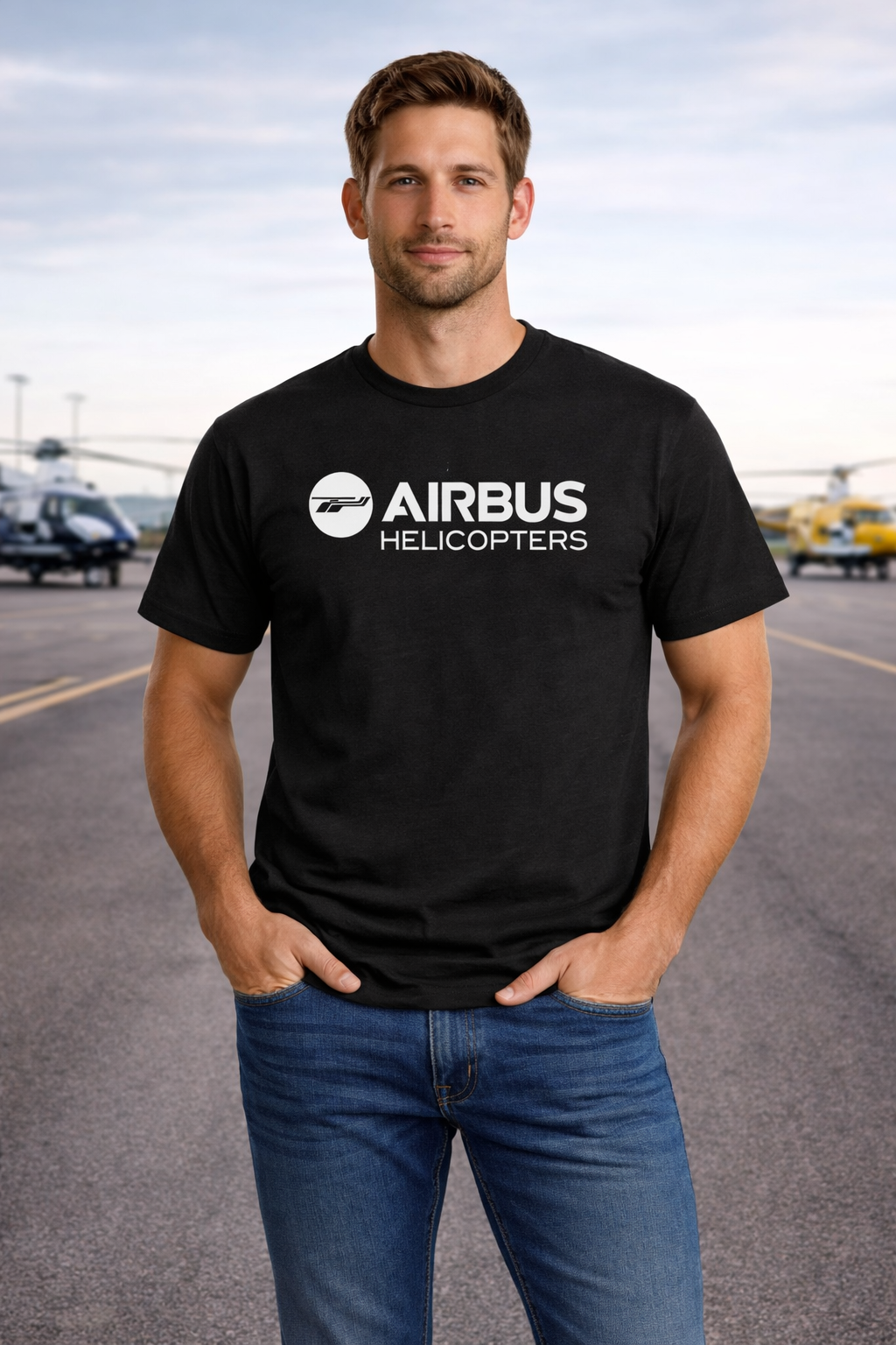 AIRBUS HELICOPTER LOGO T-SHIRT