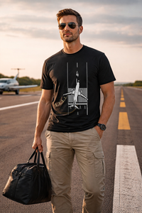 Thumbnail for CLEARED FOR TAKEOFF, RUNWAY 4 LEFT GRAPHIC T-SHIRT