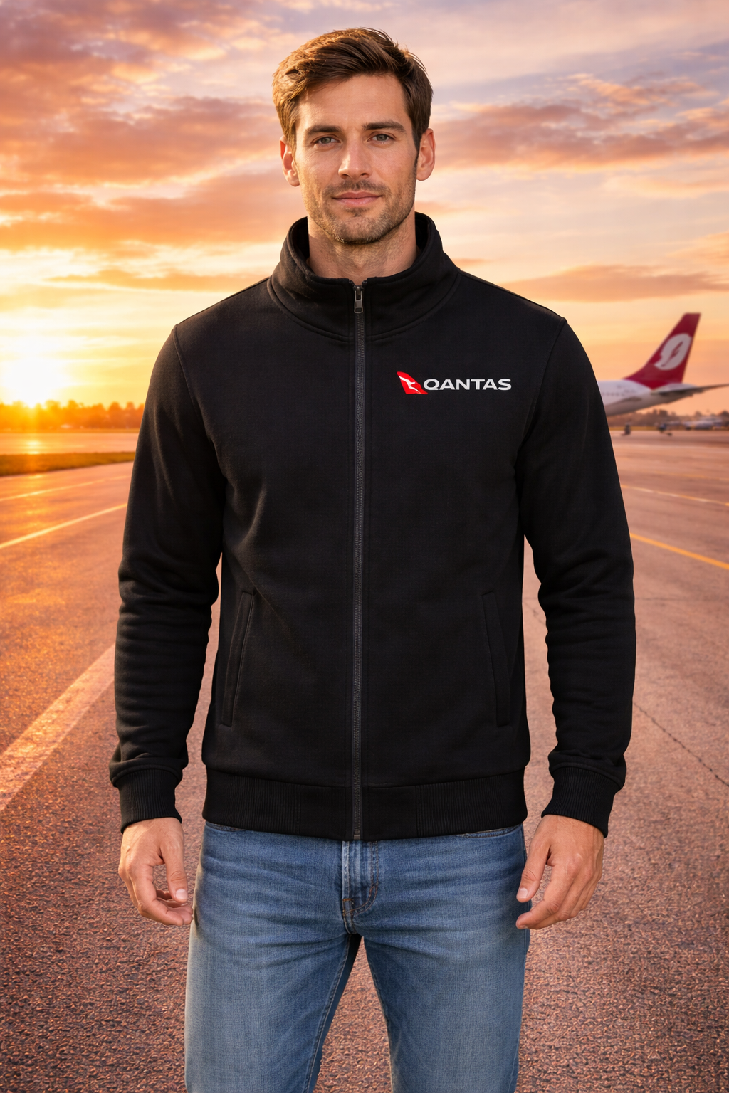 QANTAS AIRLINES WESTCOOL JACKET (ASIAN SIZE)
