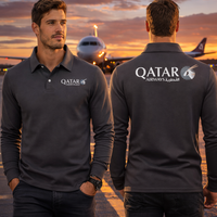 Thumbnail for QATAR AIRWAYS LONG SLEEVE  POLO