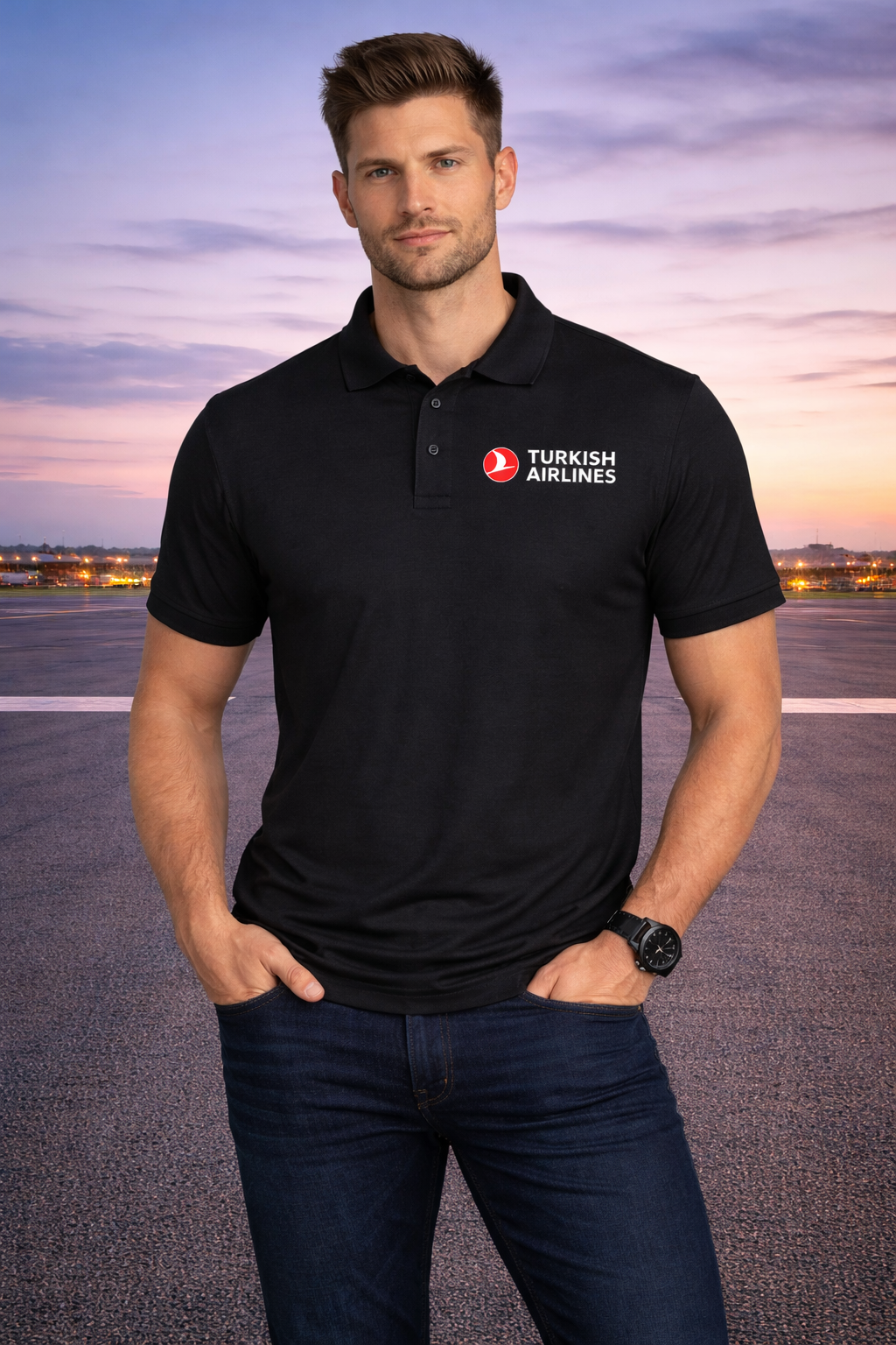 TURKISH AIRLINES POLO T-SHIRT