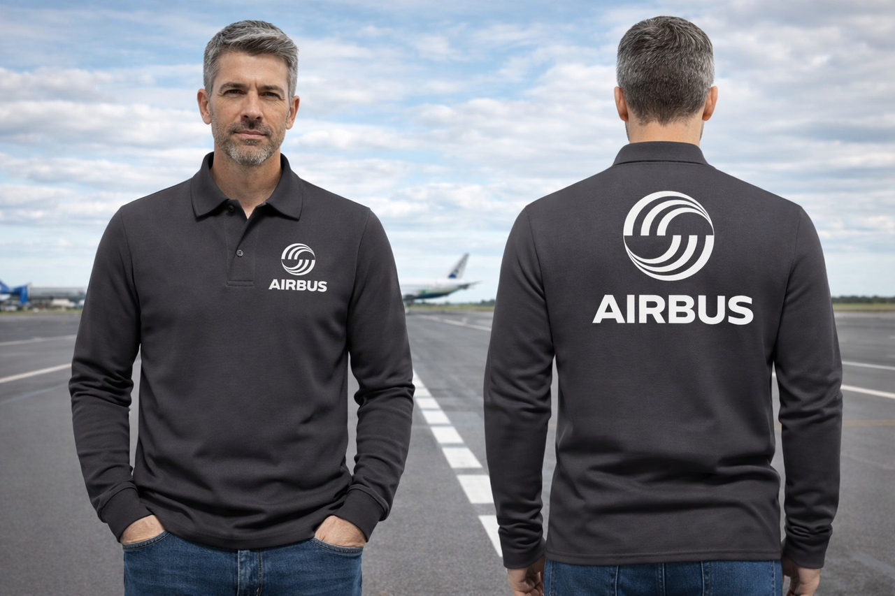 AIRBUS LOGO SLEEVE  POLO