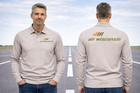 Thumbnail for AIR WISCONSIN LONG SLEEVE  POLO 1