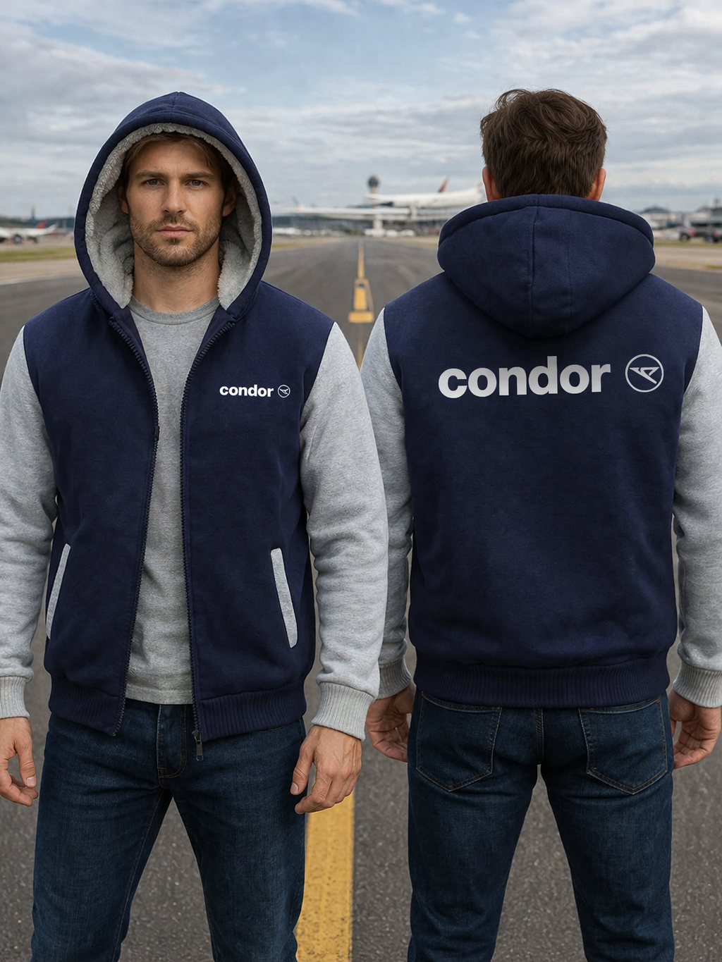 CONDOR AIRLINES JACKETS FLEECE SWEATSHIRT