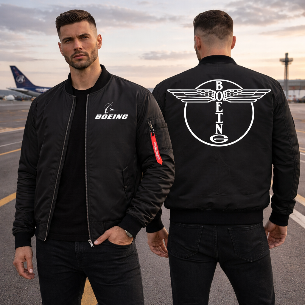 BOEING VINTAGE LOGO AVIATOR JACKET