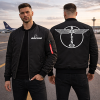 Thumbnail for BOEING VINTAGE LOGO AVIATOR JACKET