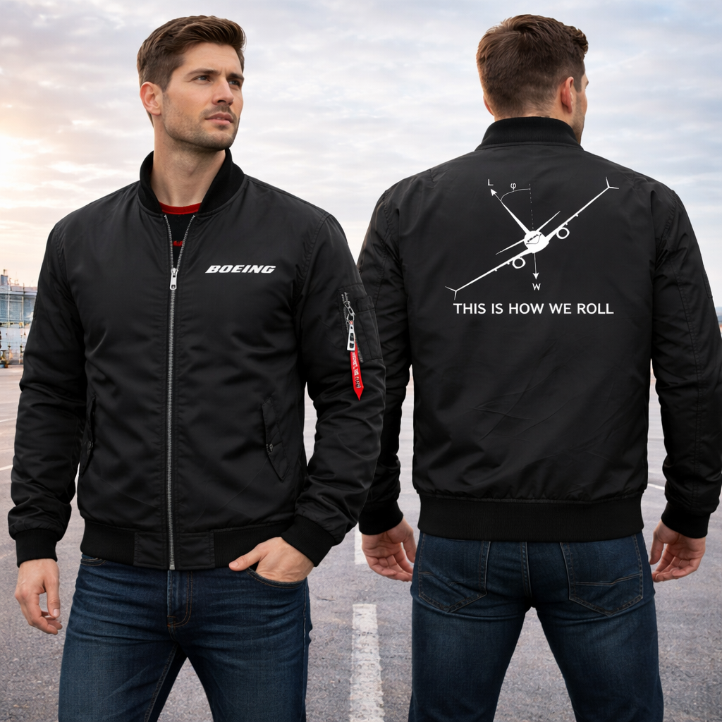 THIS IS HOW WE ROLL BOEING 737 AVIATOR JACKET