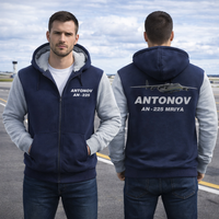Thumbnail for ANTONOV AN-225 WINTER THICK ZIP SWEATSHIRT