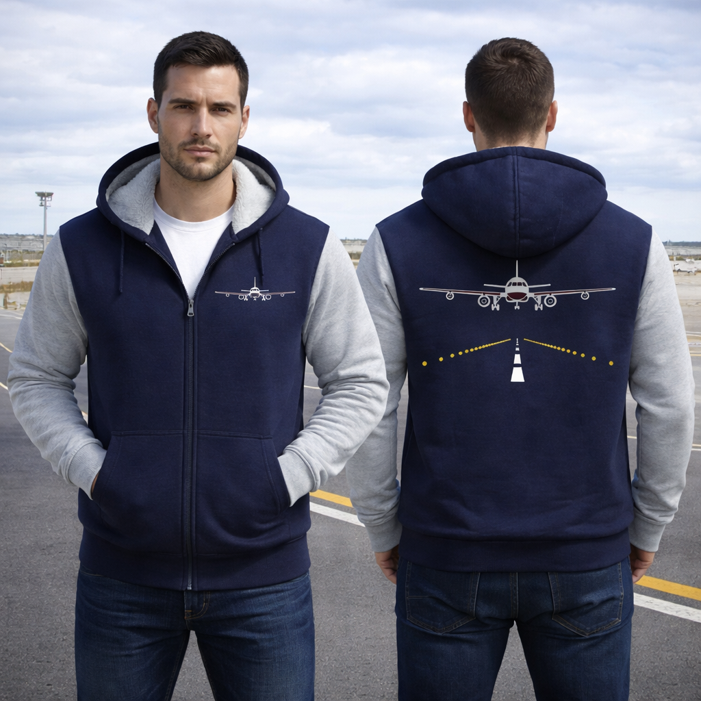 RUNWAY WINTER THICK ZIP SWEATSHIRT