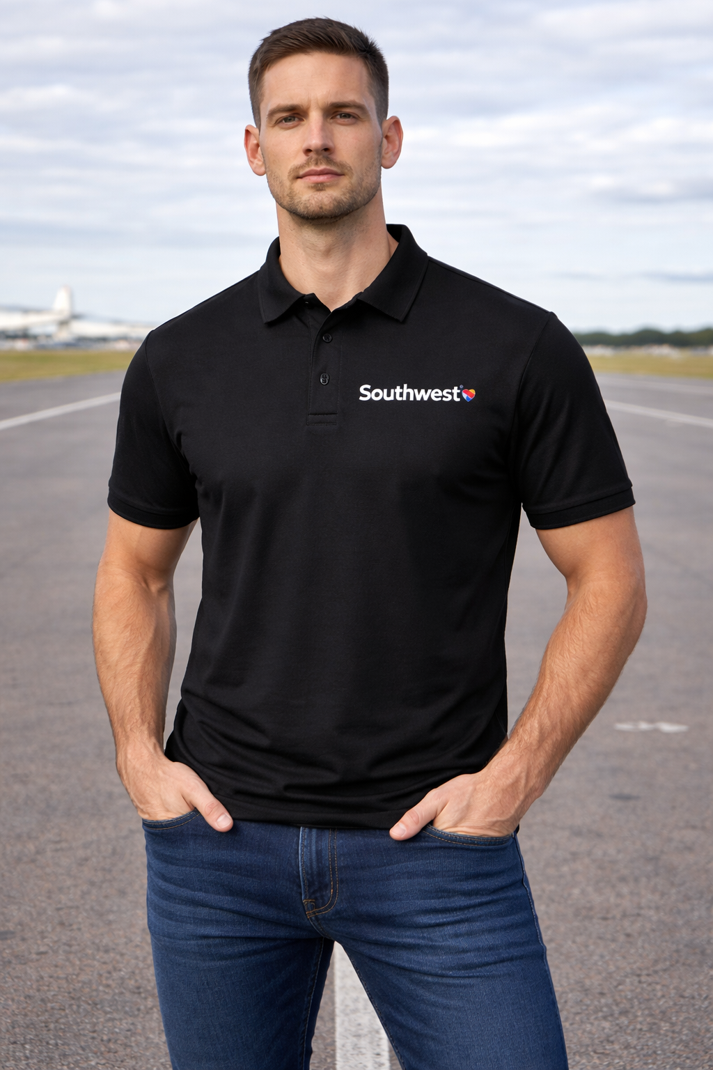 SOUTHWEST AIRLINES POLO T-SHIRT
