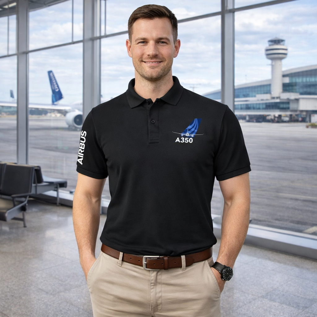 AIRBUS A350 POLO T-SHIRT