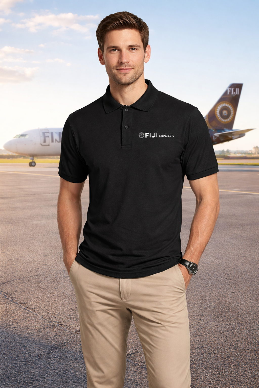 FIJI AIRLINES POLO T-SHIRT
