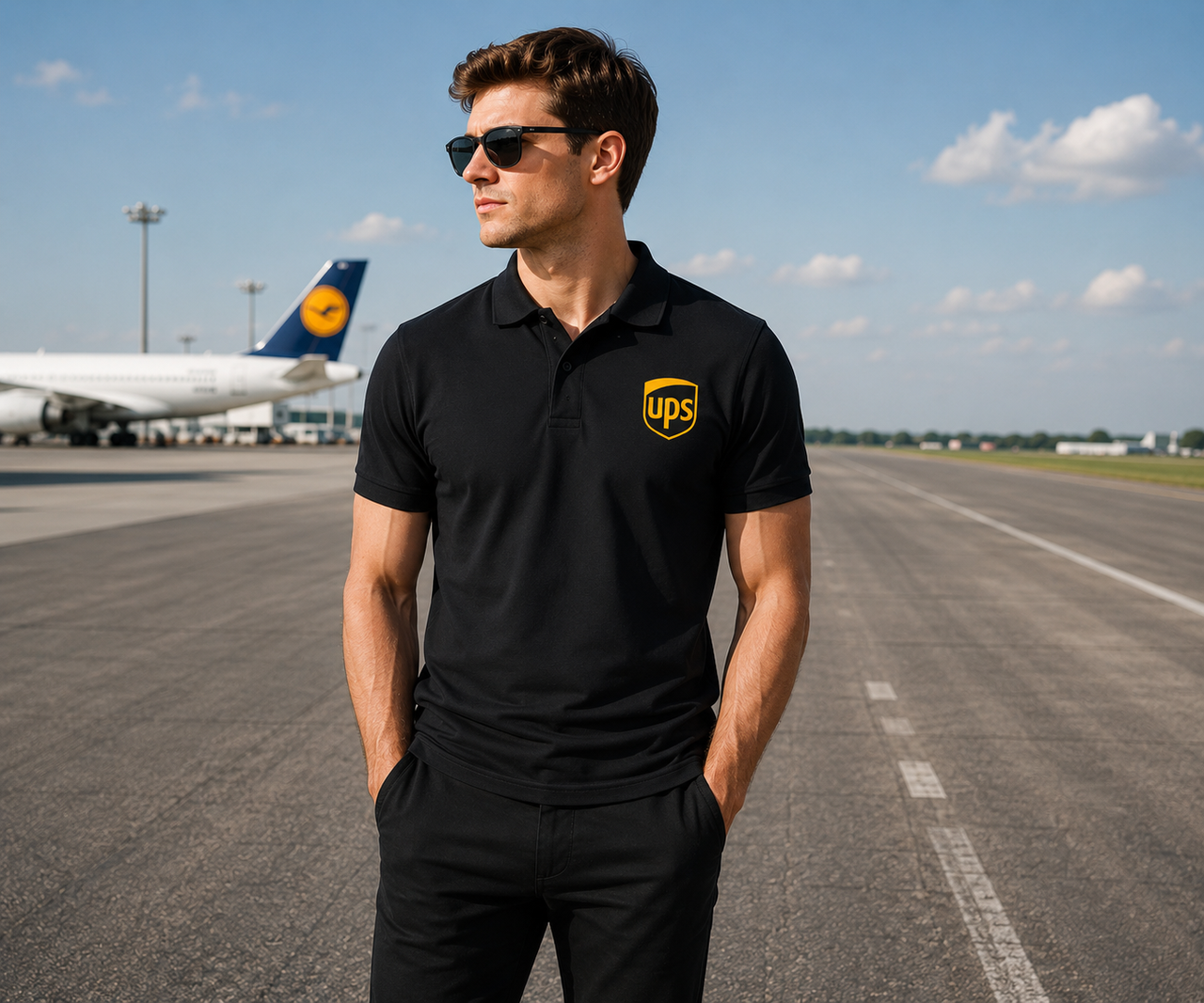 UPS AIRLINES POLO T-SHIRT