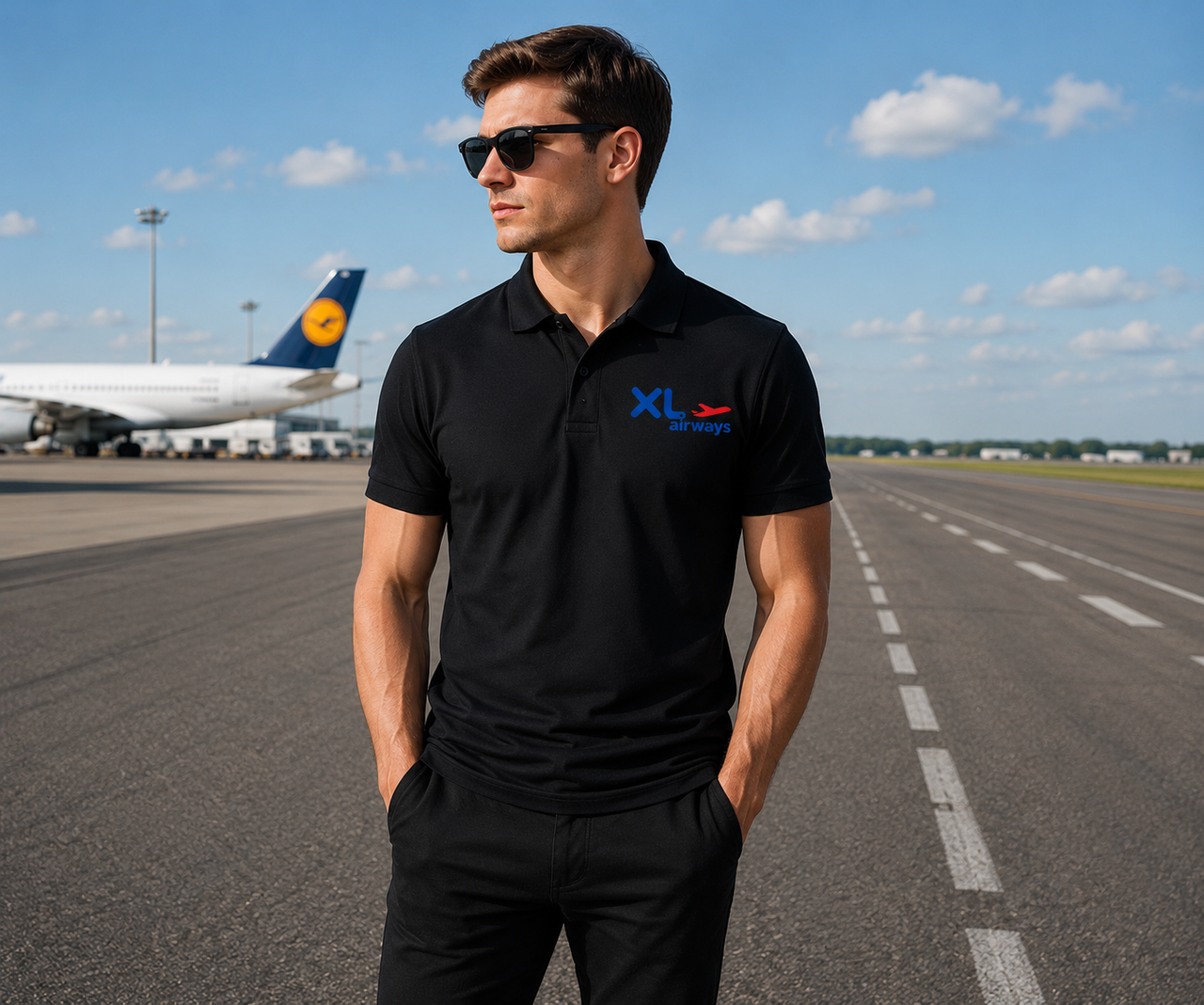 XL AIRWAYS POLO T-SHIRT