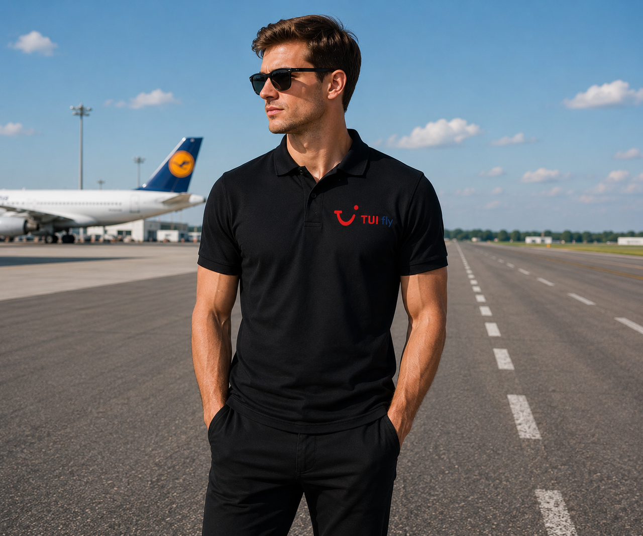 TUI FLY AIRLINES POLO T-SHIRT