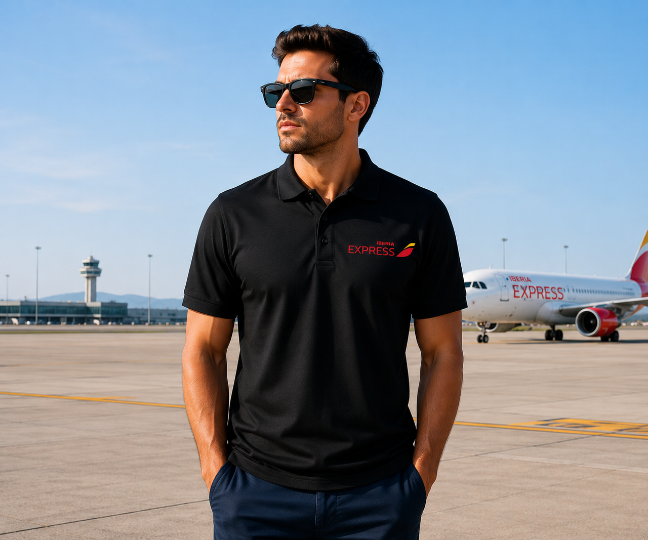 IBERIA EXPRESS AIRLINES POLO T-SHIRT