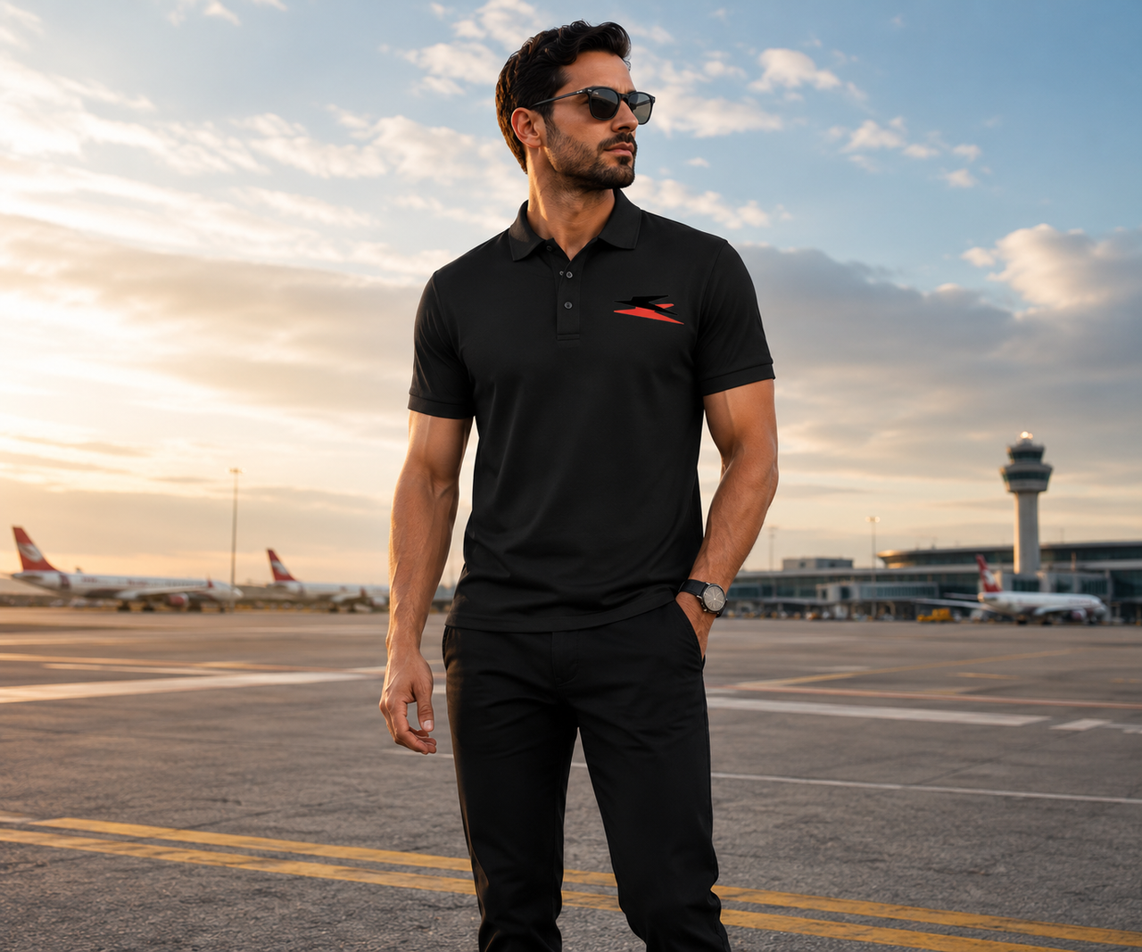 SPEED BIRD AIRLINES POLO T-SHIRT