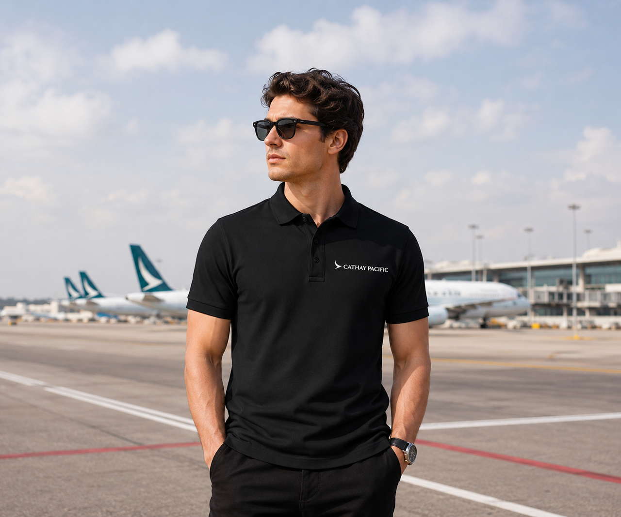CATHAY AIRLINES POLO T-SHIRT