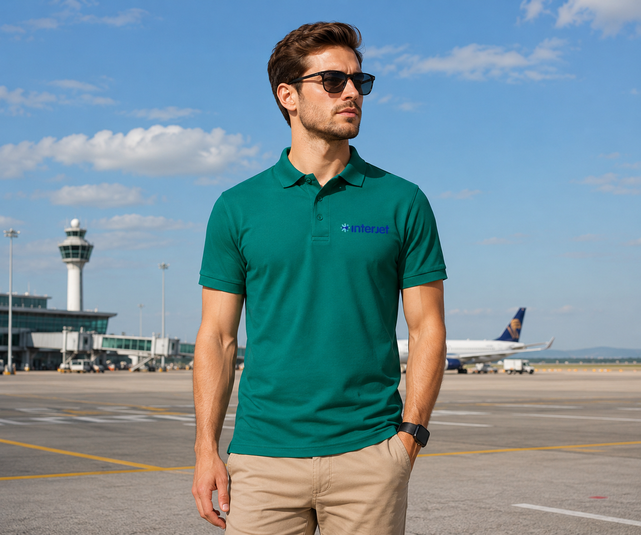 INTER JET  AIRLINES POLO T-SHIRT