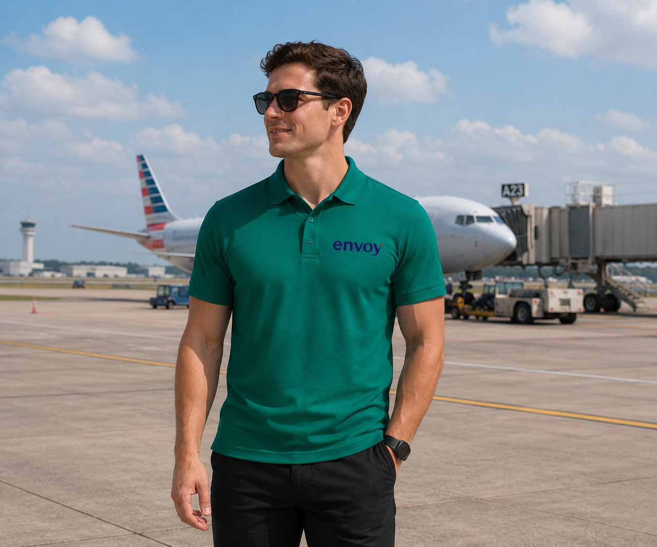 ENVOY AIRLINES POLO T-SHIRT 2