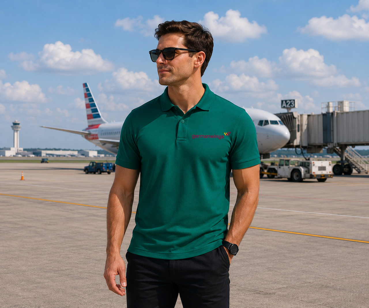 GERMANWINGS AIRLINES POLO T-SHIRT