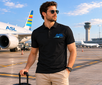 Thumbnail for ASL FRANCE AIRLINES POLO T-SHIRT