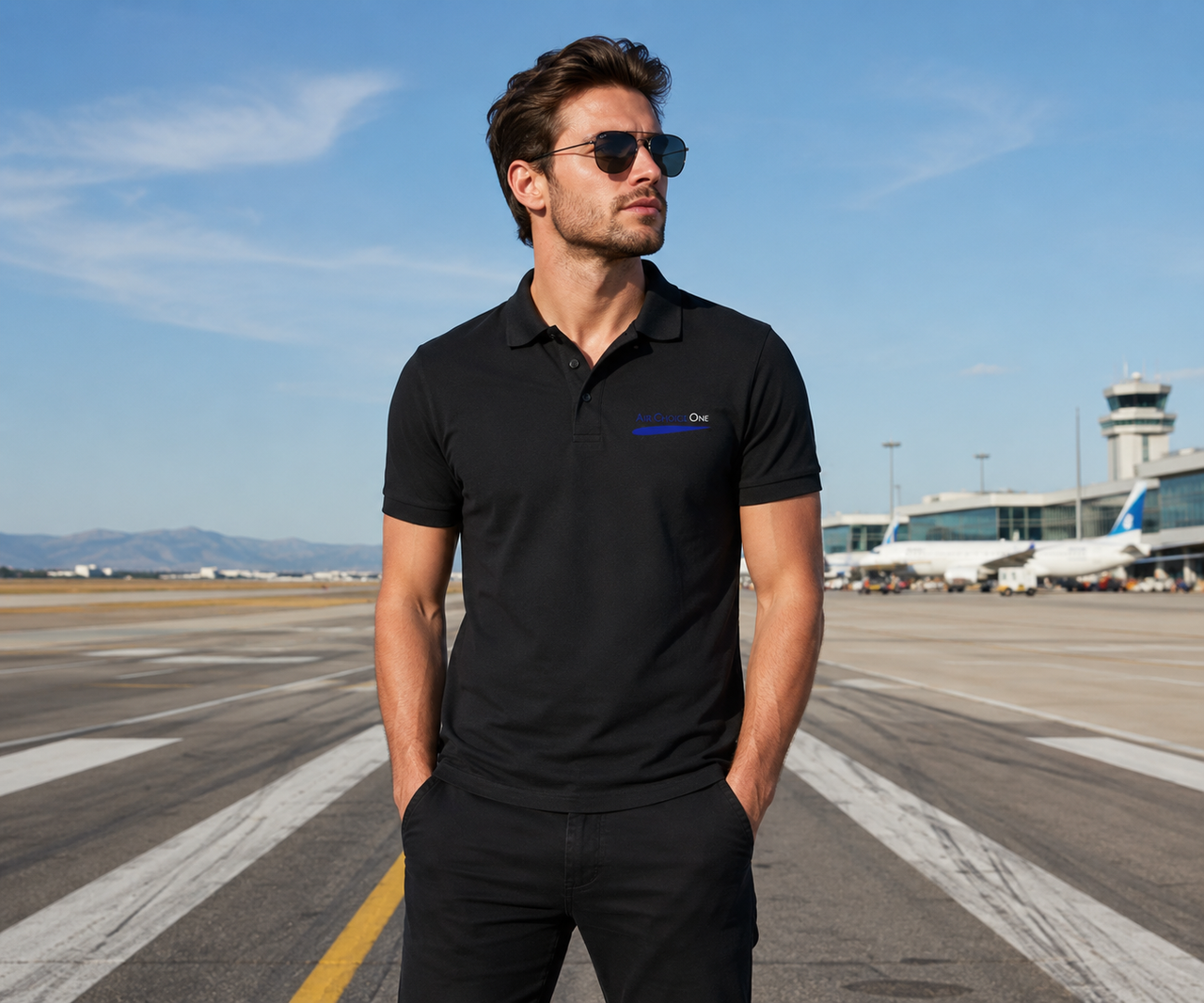 AIR CHOICE AIRLINES POLO T-SHIRT