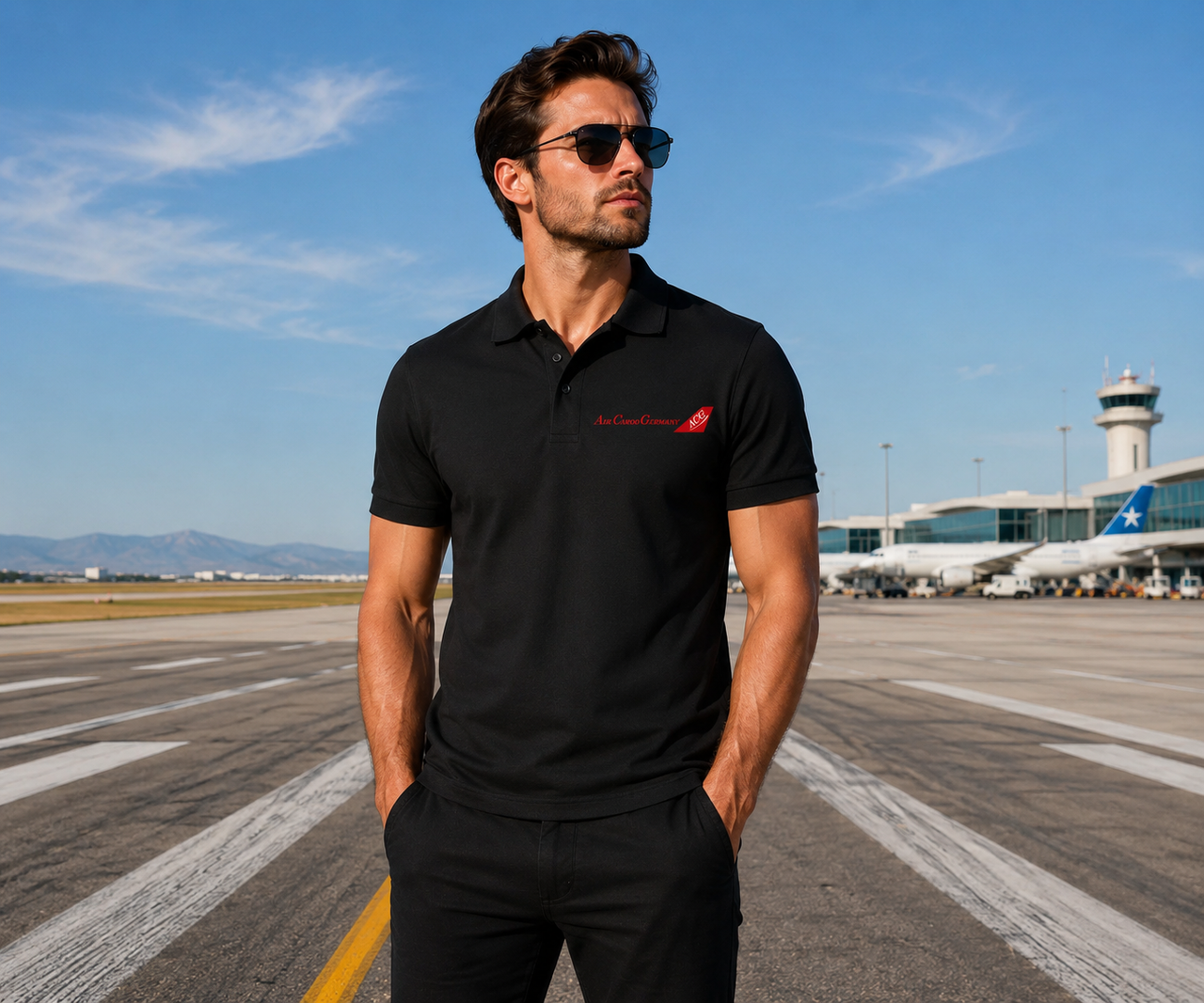 ACG AIRLINES POLO T-SHIRT
