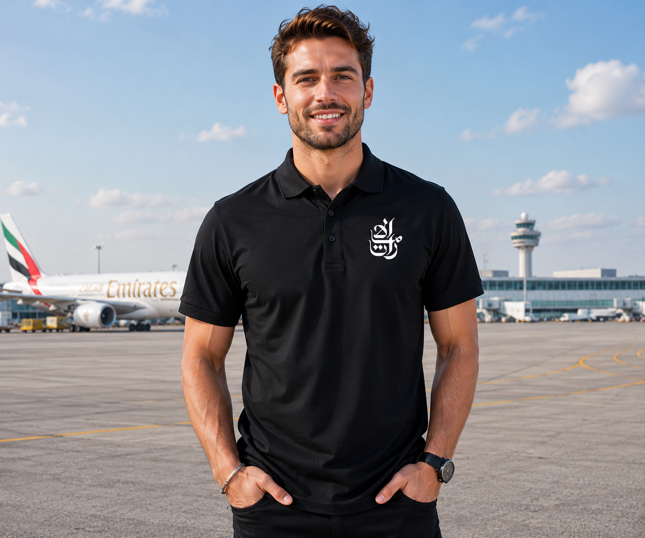 EMIRATES AIRLINES POLO T-SHIRT