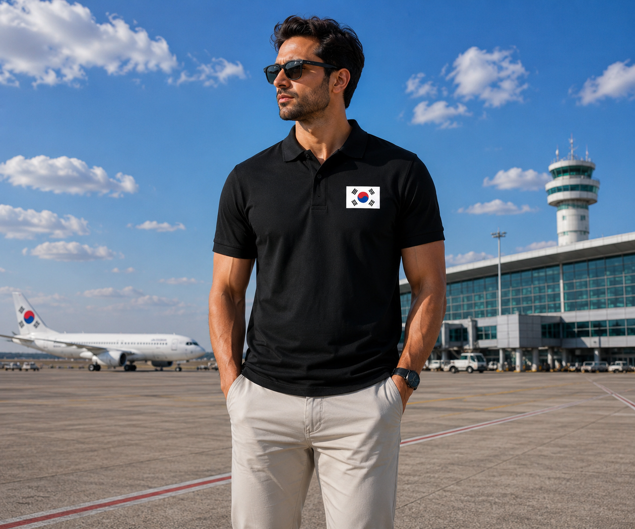 KOREAN AIRLINES POLO T-SHIRT