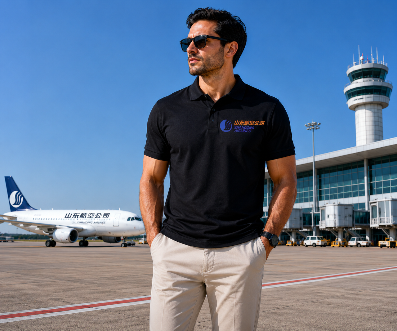 SHANDONG AIRLINES POLO T-SHIRT