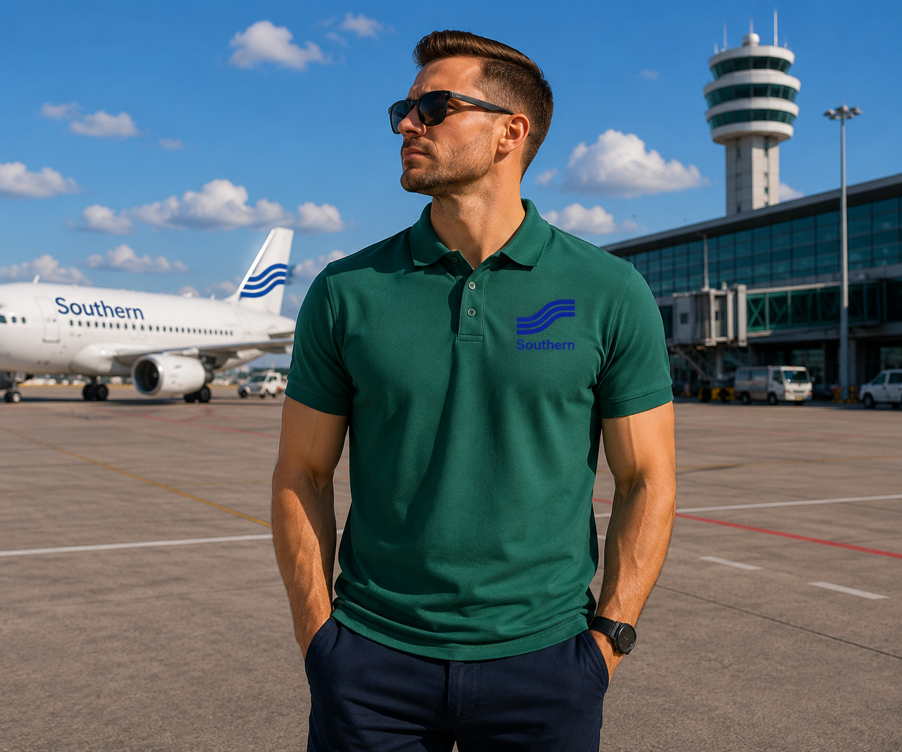 SOUTHERN AIRLINES POLO T-SHIRT