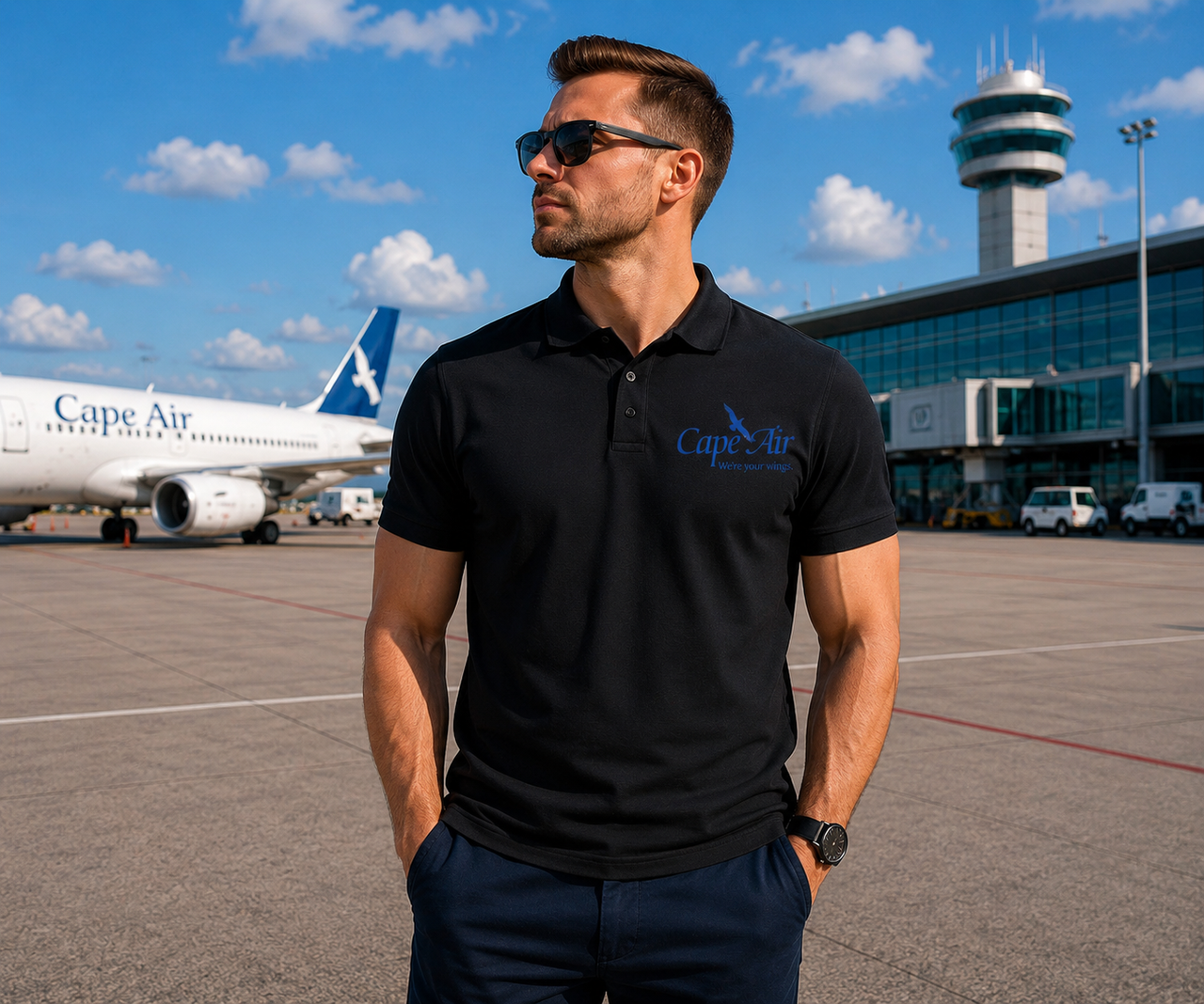 CAPE AIRLINES POLO T-SHIRT