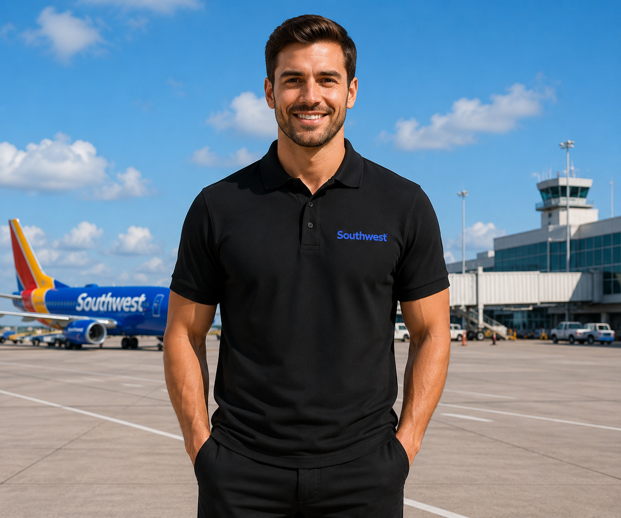SOUTHWEST AIRLINES POLO T-SHIRT