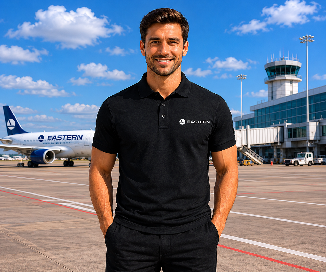 EASTEARN AIRLINES POLO T-SHIRT