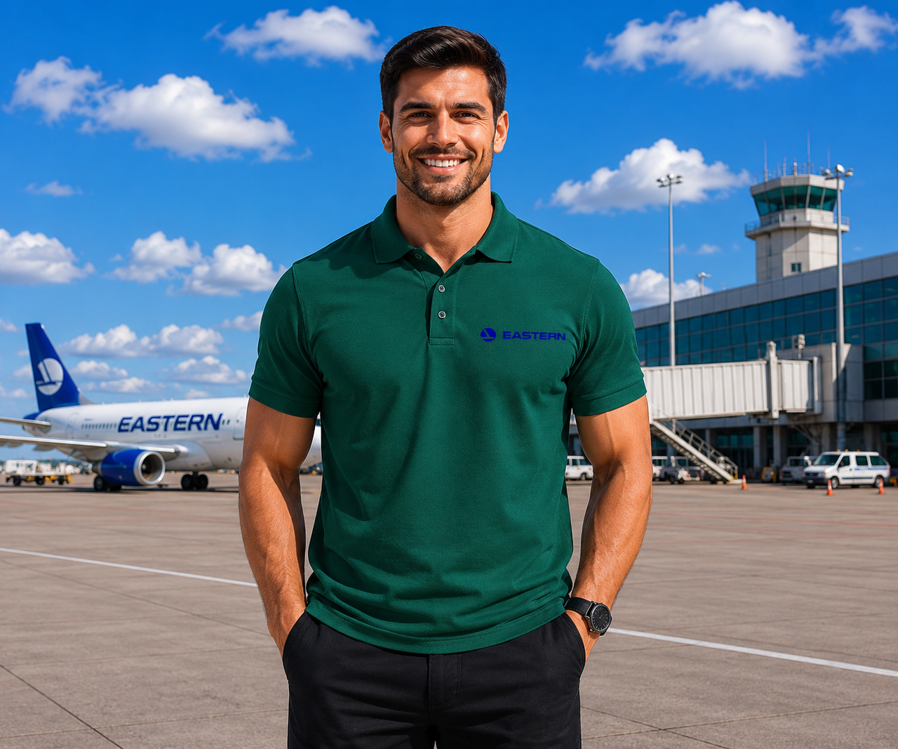 EASTEARN AIRLINES POLO T-SHIRT