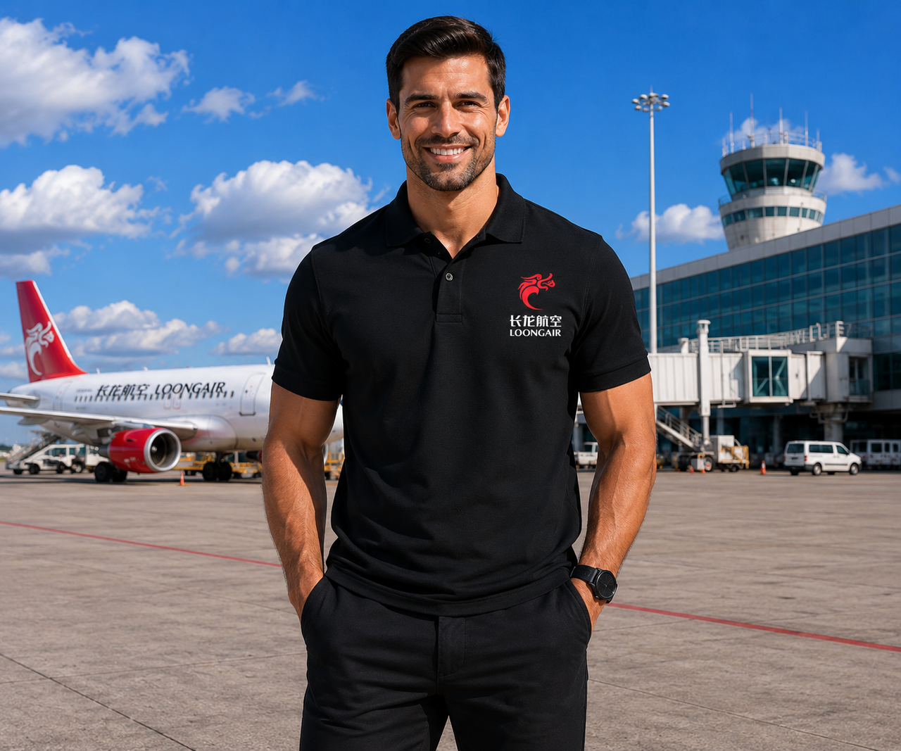 LOONG AIRLINES POLO T-SHIRT