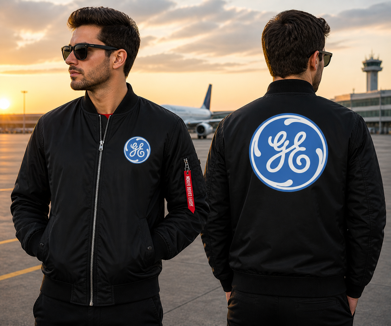 GENERAL ELECTRIC BOMBER FIG*TER JACKET