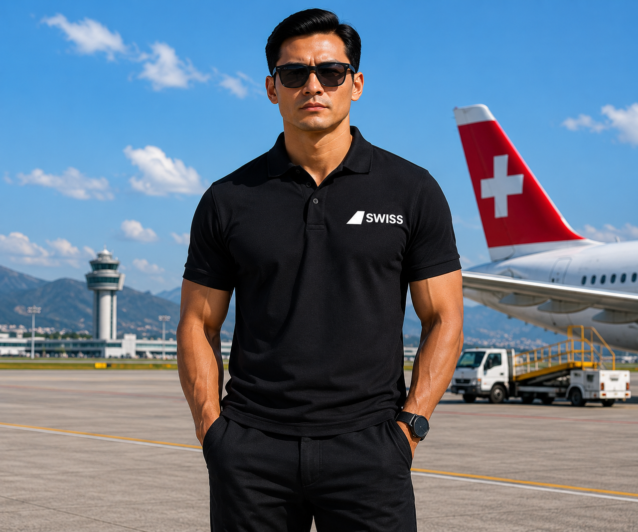 SAS AIRLINES POLO T-SHIRT