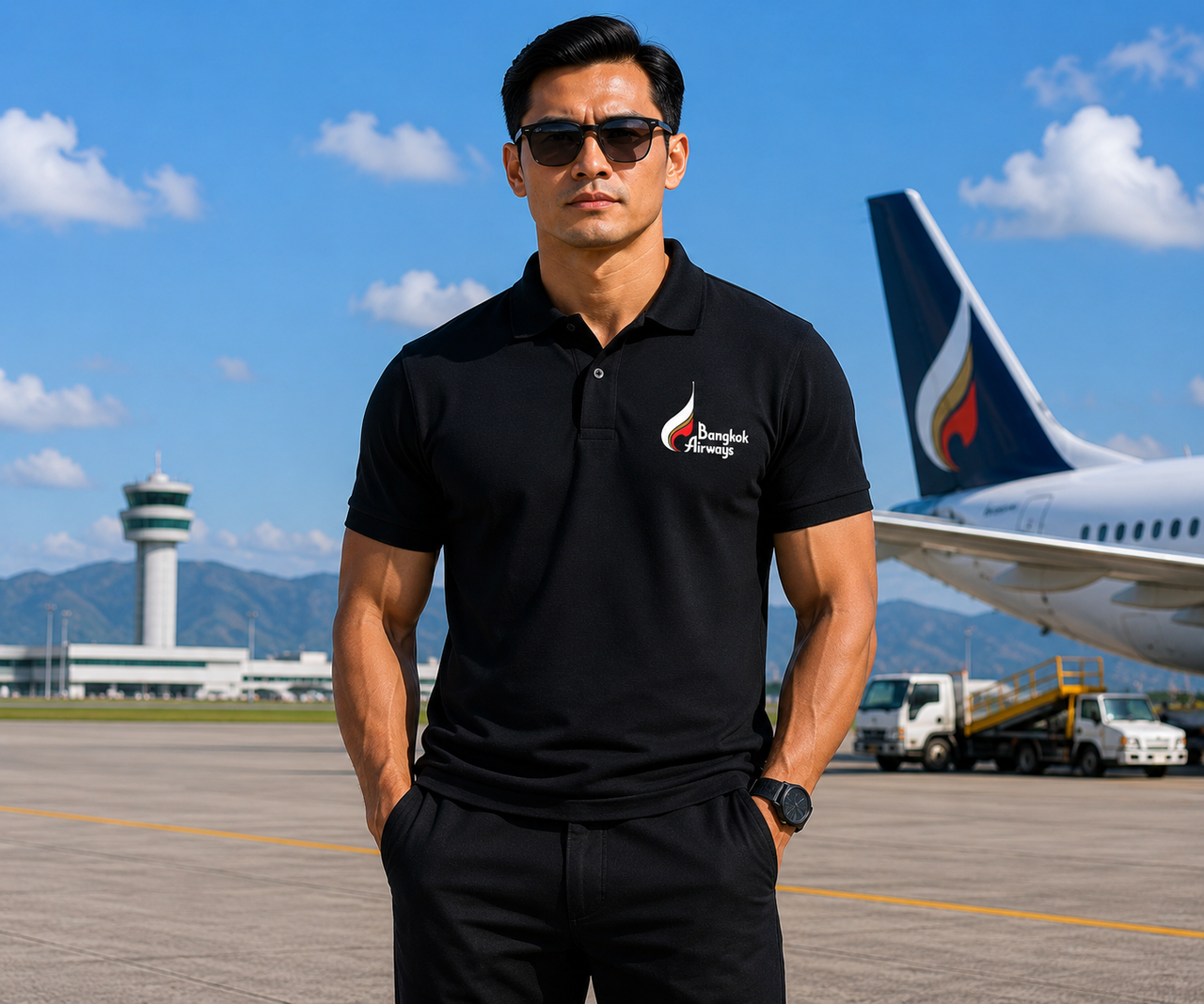 BANGKOK AIRLINES POLO T-SHIRT