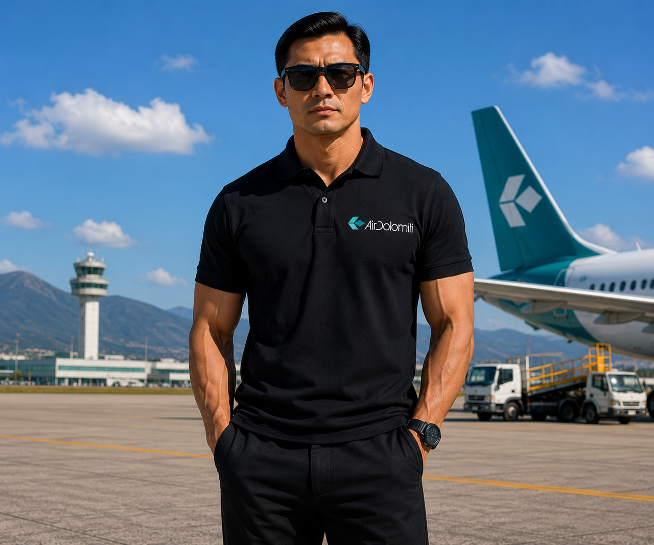 COLOMITI AIRLINES POLO T-SHIRT